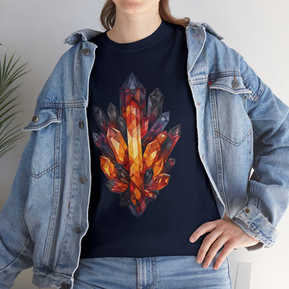 Volcanic Crystal Cluster Unisex Heavy Cotton Tee