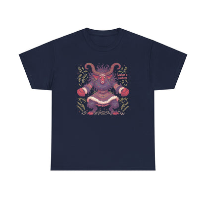 Season's Beatings (Krampus) Unisex Heavy Cotton Tee