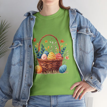 Easter Basket Unisex Heavy Cotton Tee