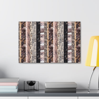Textured Stripes Canvas Gallery Wrap