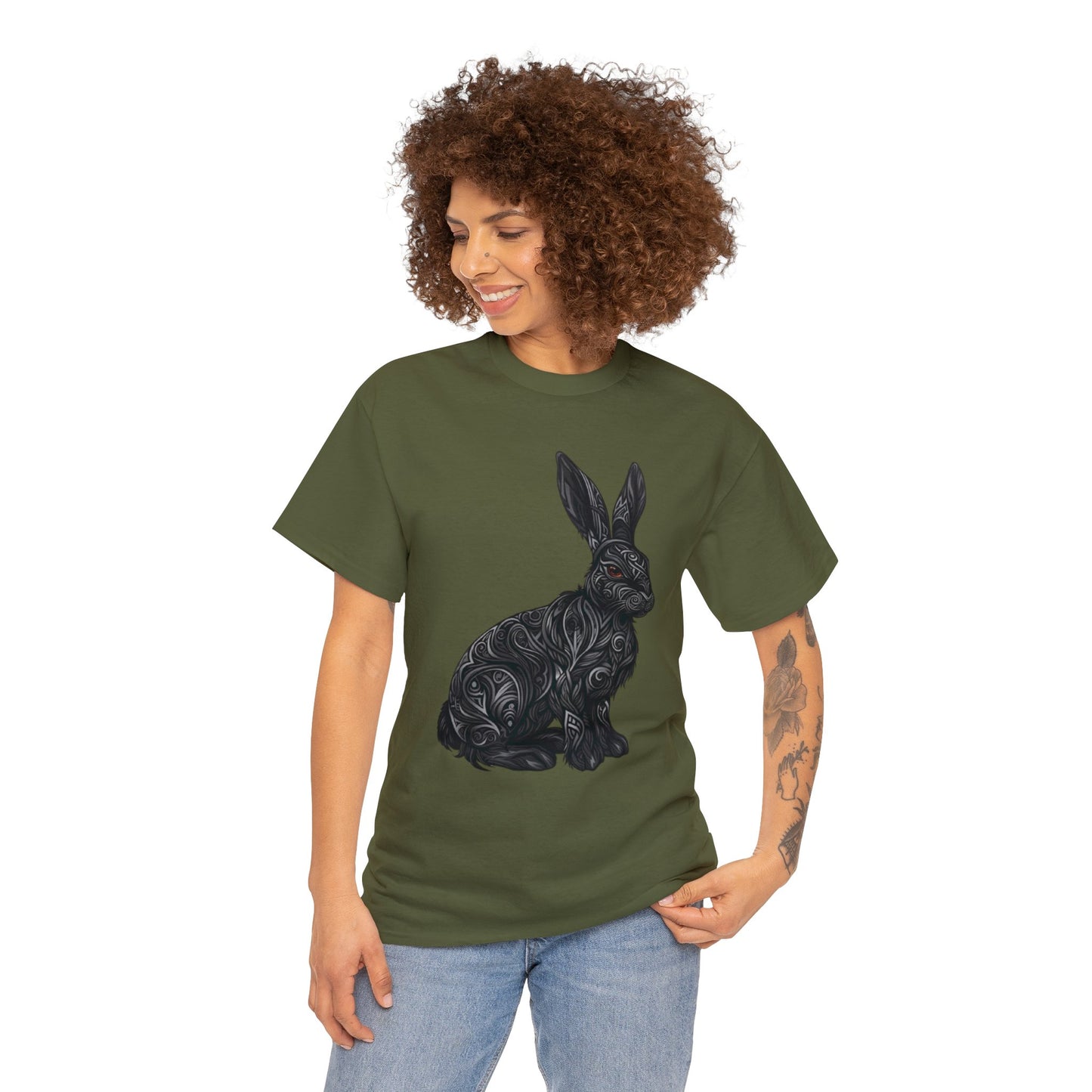 Rabbit Púca Unisex Heavy Cotton Tee