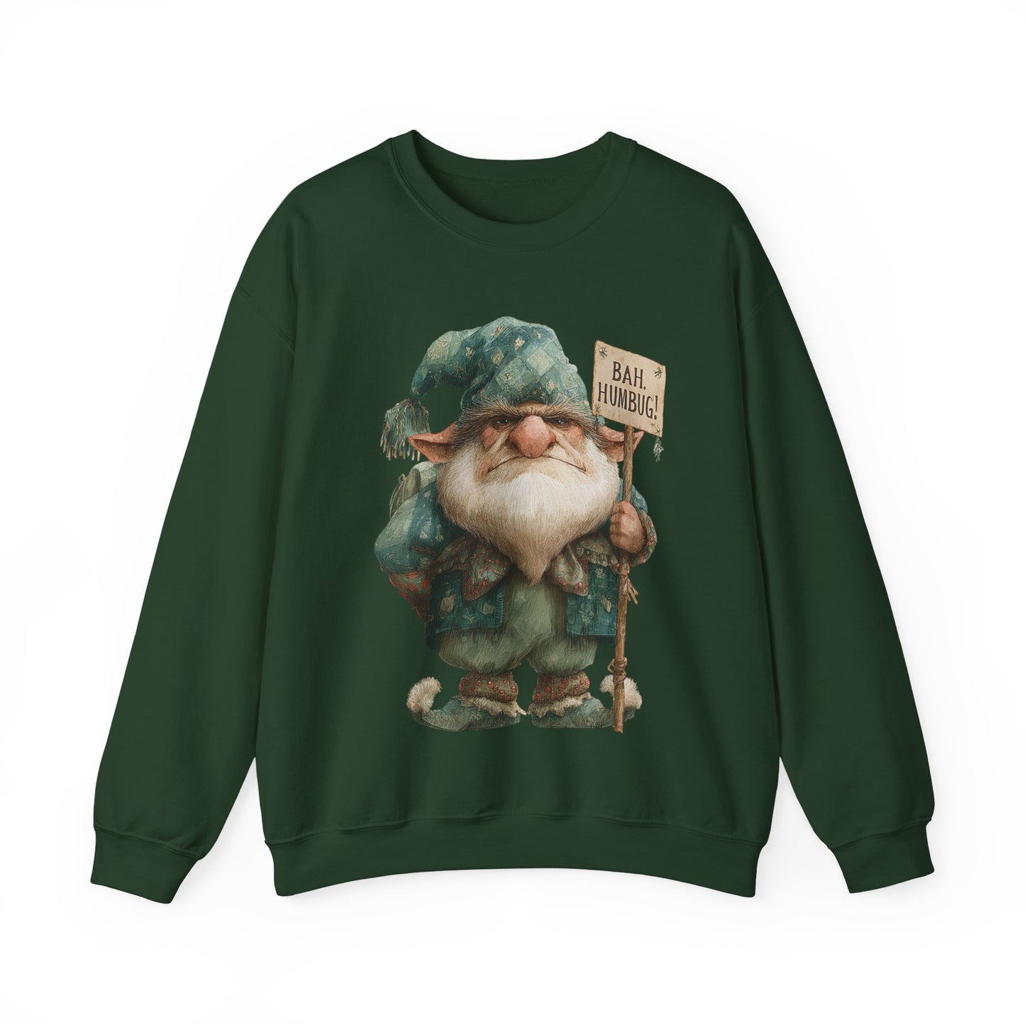 Grumpy Elf Unisex Heavy Blend™ Crewneck Sweatshirt