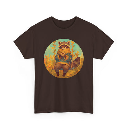 Cocoa Raccoon Unisex Heavy Cotton Tee
