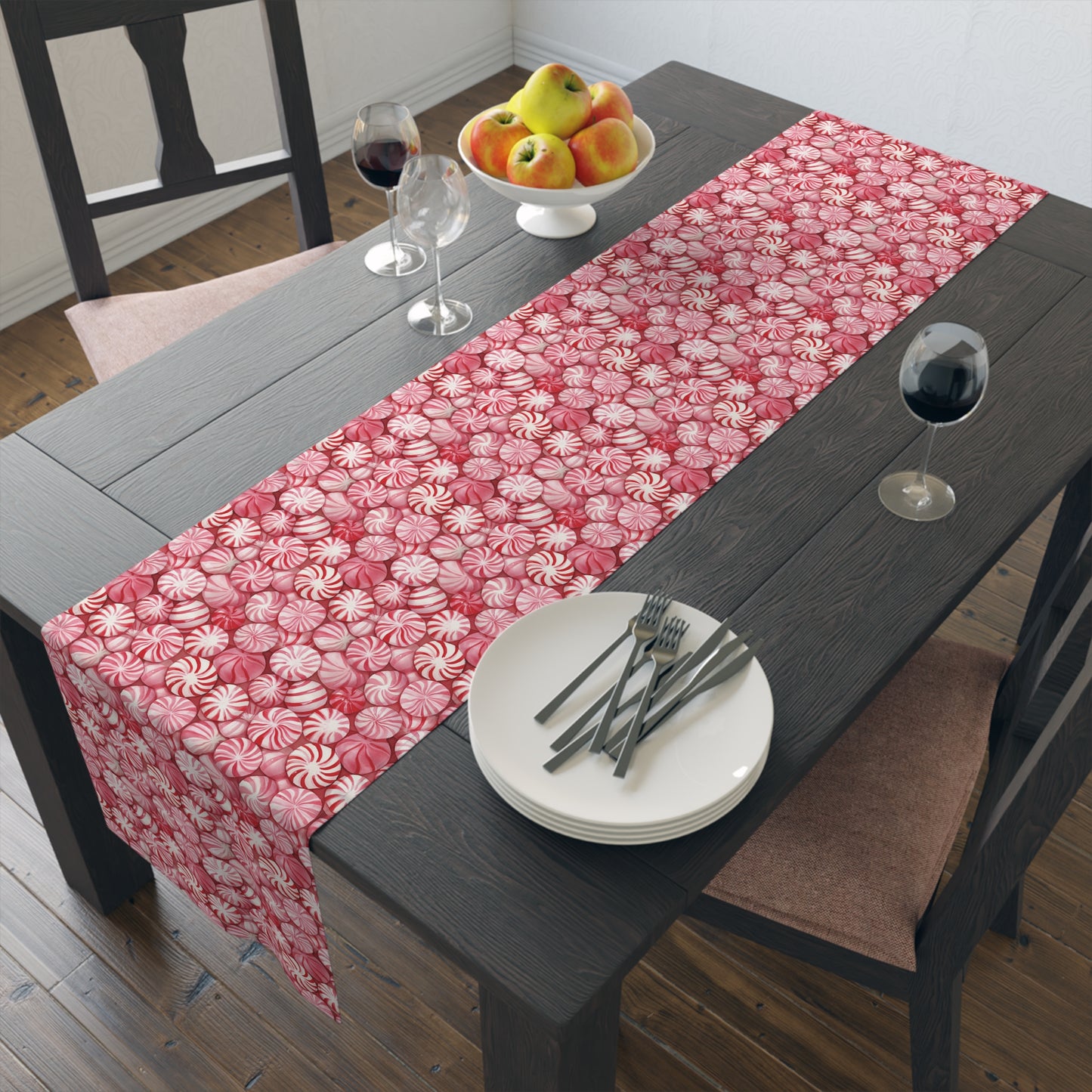 Peppermint Fresh Table Runner (Cotton, Poly)