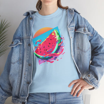 Summer Watermelon Unisex Heavy Cotton Tee