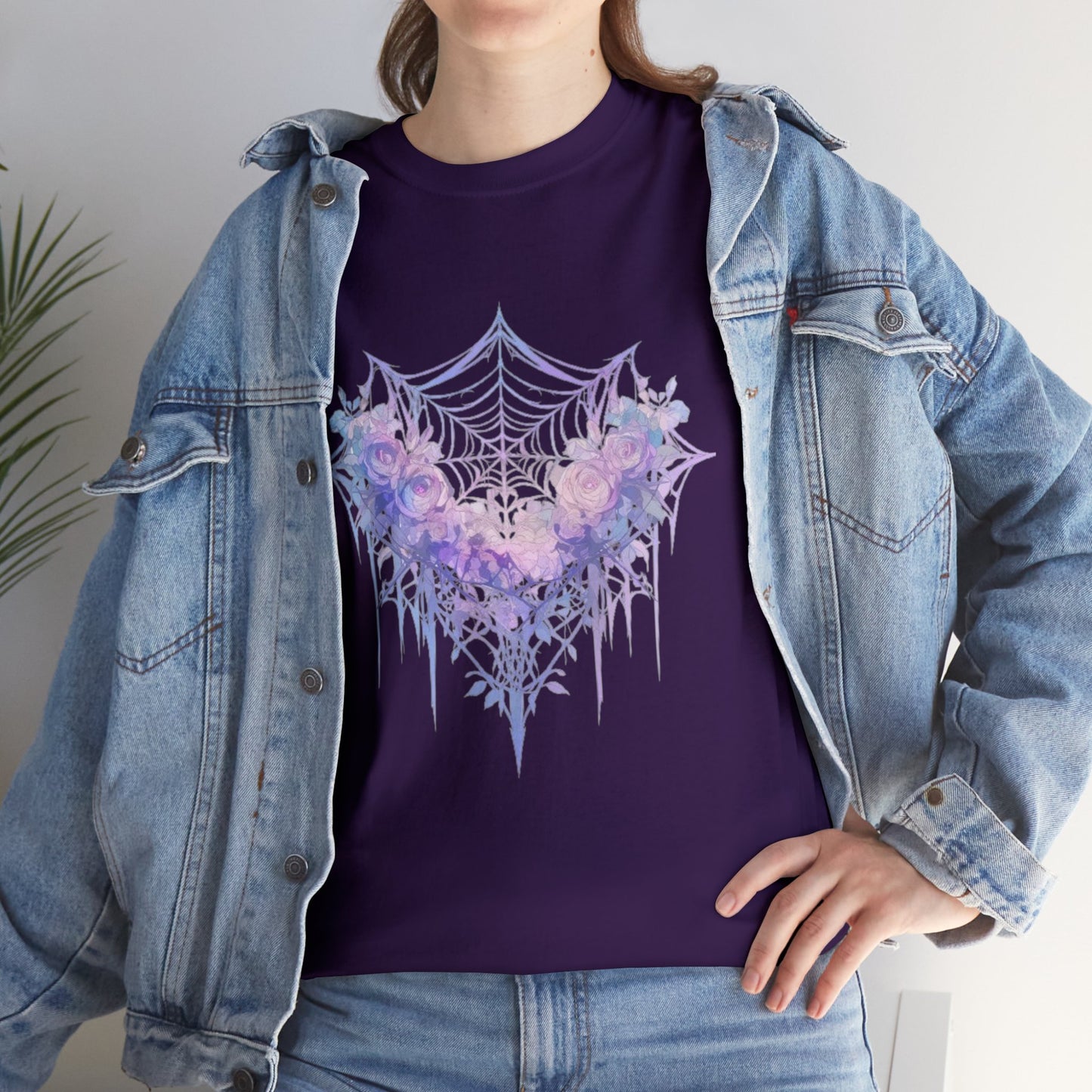 Web Heart Unisex Heavy Cotton Tee