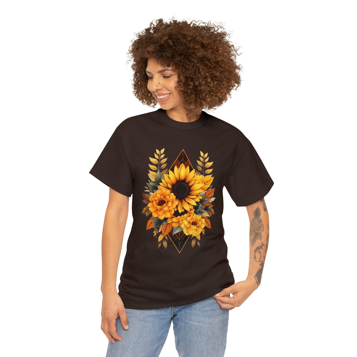 Sunflowers Unisex Heavy Cotton Tee