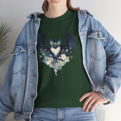 Midnight Bat Unisex Heavy Cotton Tee
