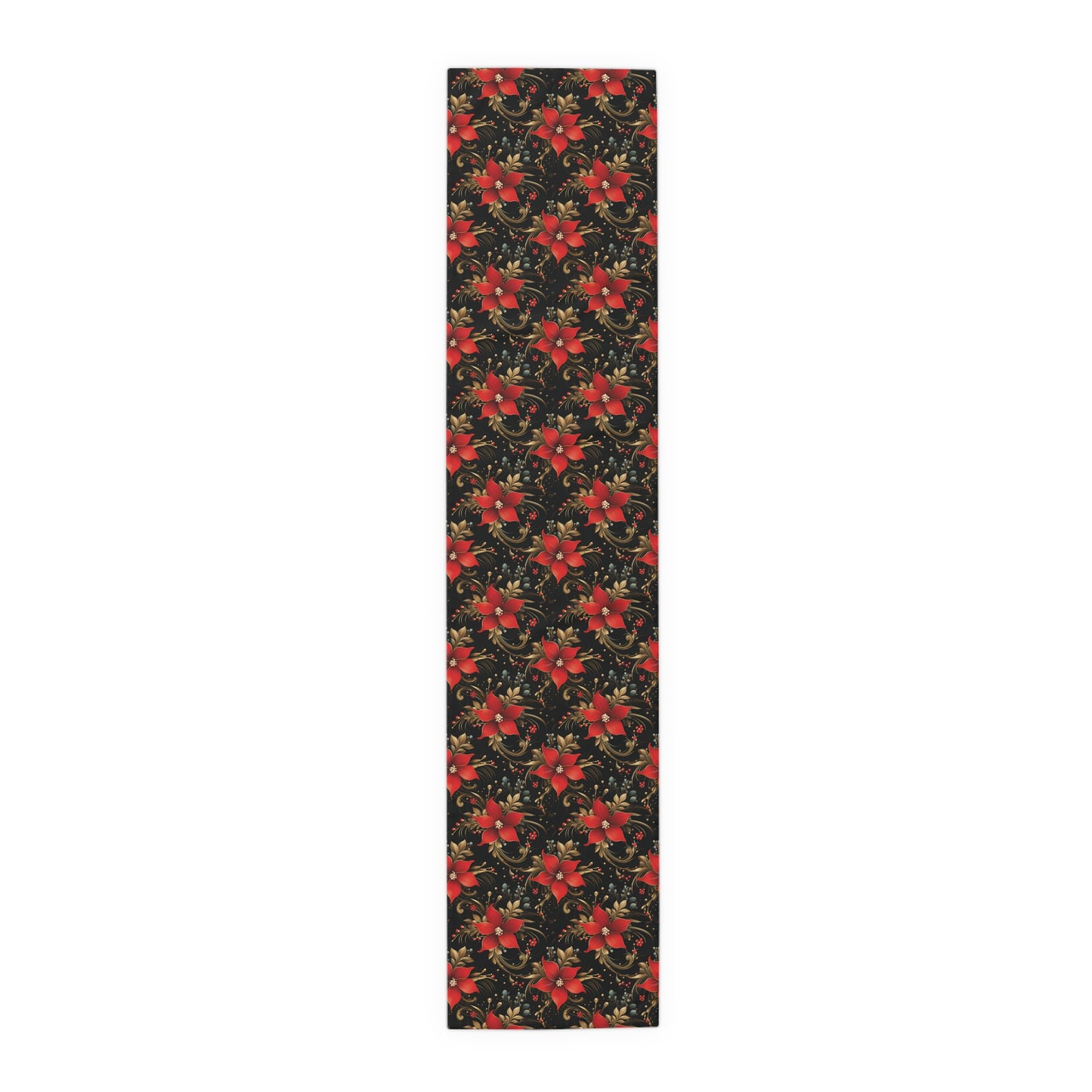 Pretty Poinsettias Table Runner (Cotton, Poly)