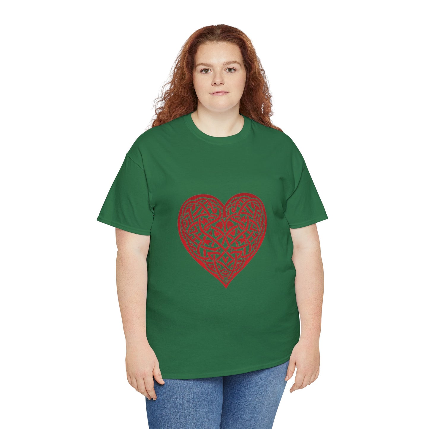 Celtic Heart Unisex Heavy Cotton Tee