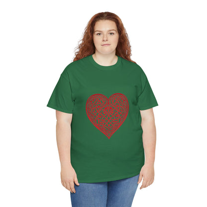 Celtic Heart Unisex Heavy Cotton Tee