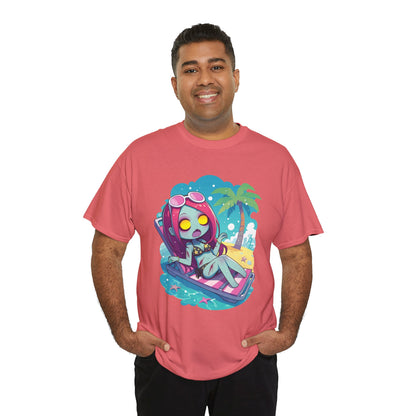 Beach Babe Zombie Unisex Heavy Cotton Tee