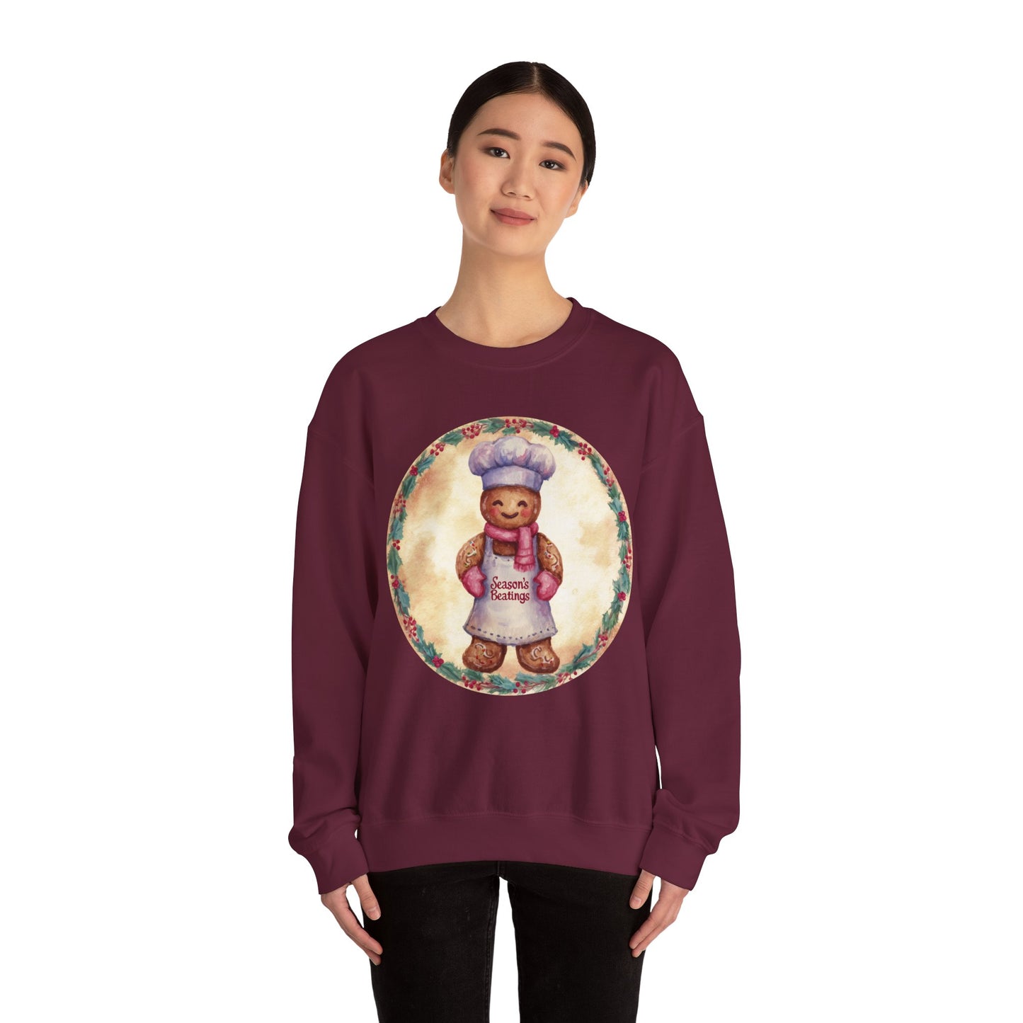 Gingerbread Baker Unisex Heavy Blend™ Crewneck Sweatshirt