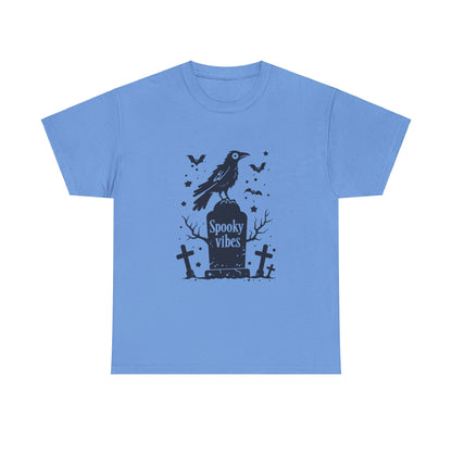 Spooky Vibes Unisex Heavy Cotton Tee