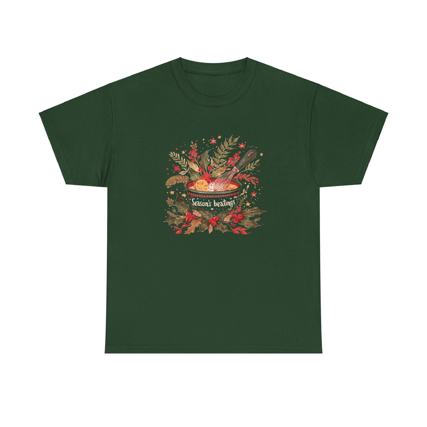 Season's Beatings (Baking) Unisex Heavy Cotton Tee