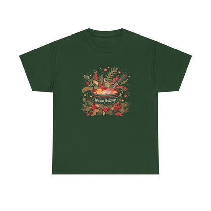 Season's Beatings (Baking) Unisex Heavy Cotton Tee