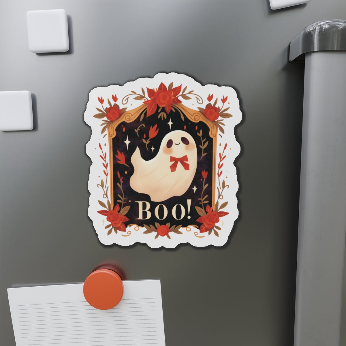 Boo! Die-Cut Magnets