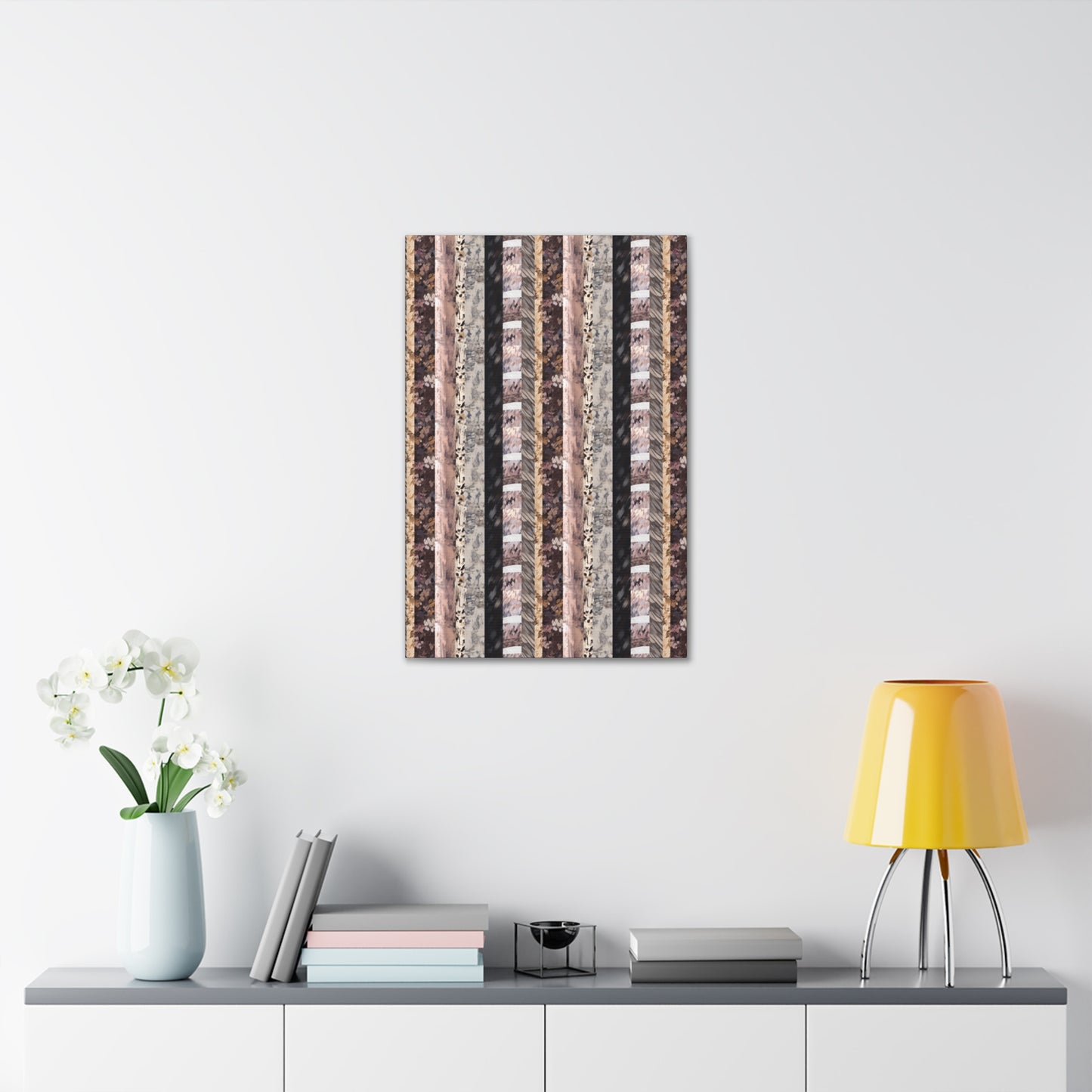 Textured Stripes Canvas Gallery Wrap
