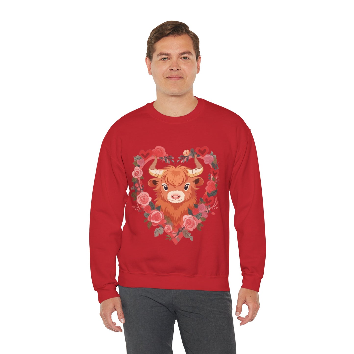 Moo Moo Love Unisex Heavy Blend™ Crewneck Sweatshirt