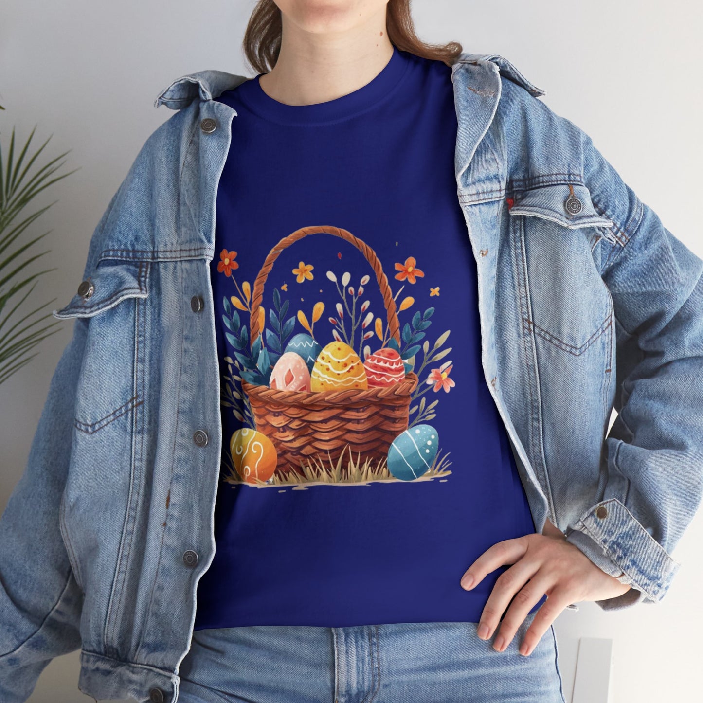 Easter Basket Unisex Heavy Cotton Tee