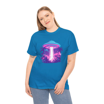Tropical UFO Unisex Heavy Cotton Tee