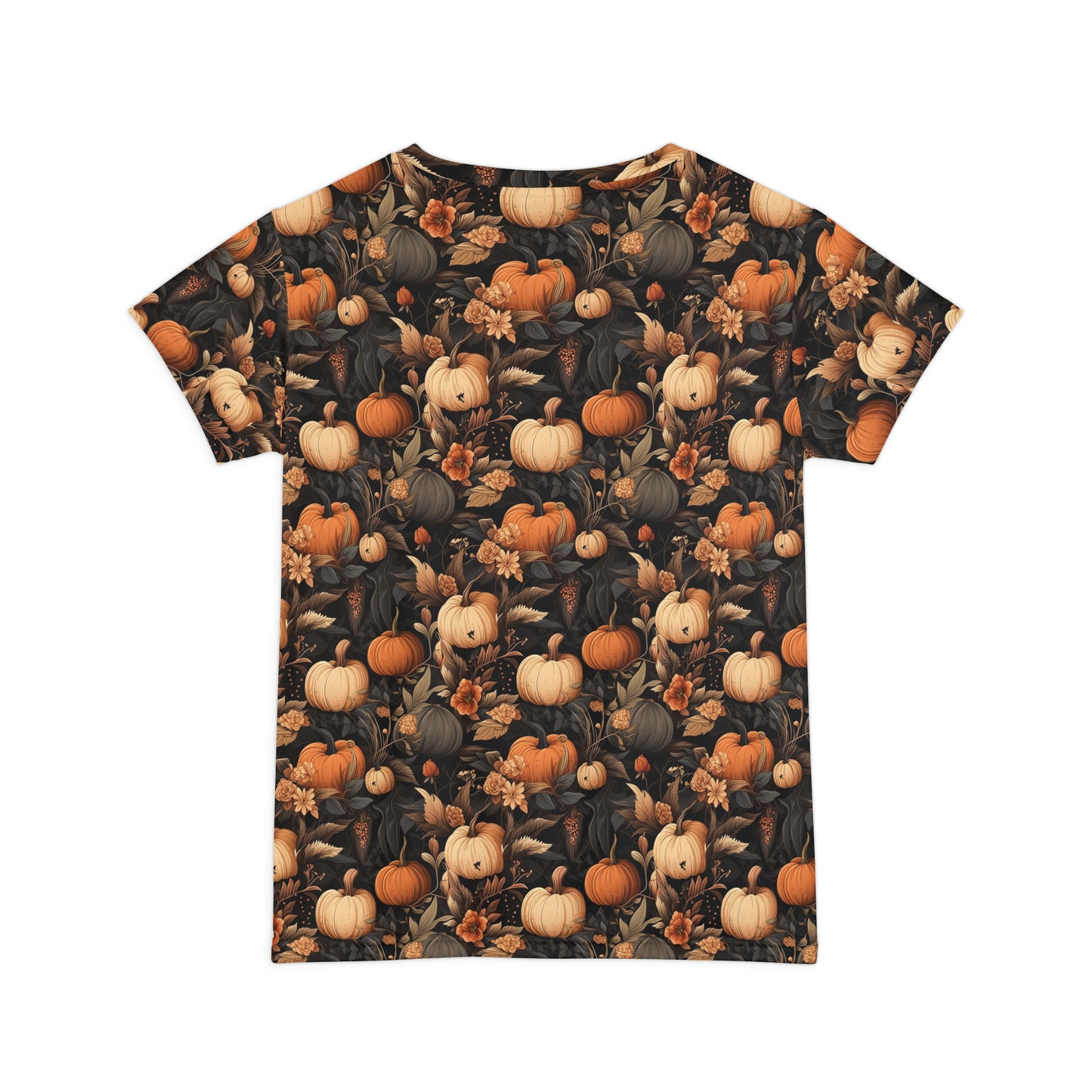 Pumpkin Harvest Women's Short Sleeve Shirt (AOP)