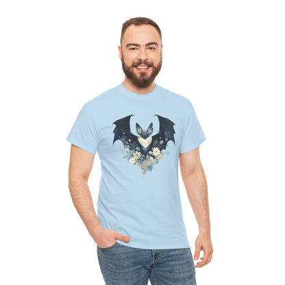 Midnight Bat Unisex Heavy Cotton Tee
