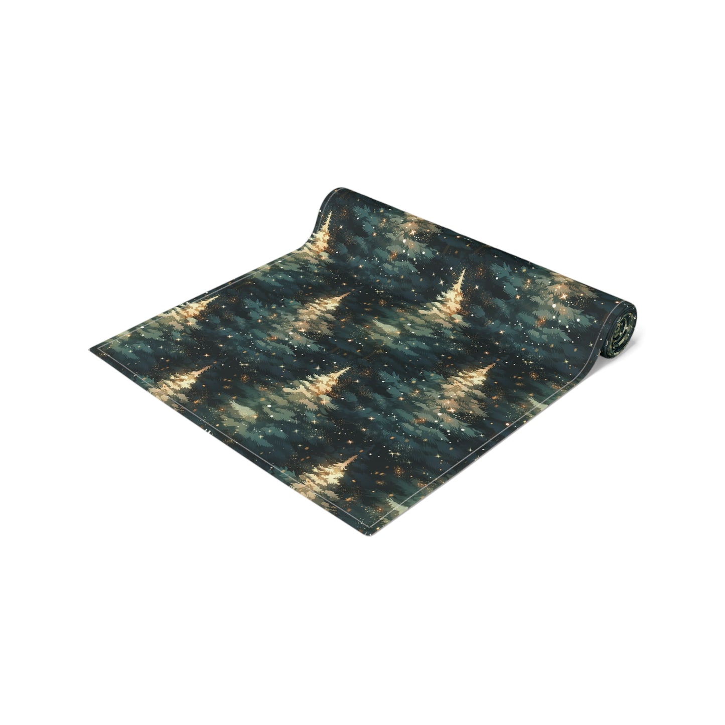 Twinkling Trees Table Runner (Cotton, Poly)