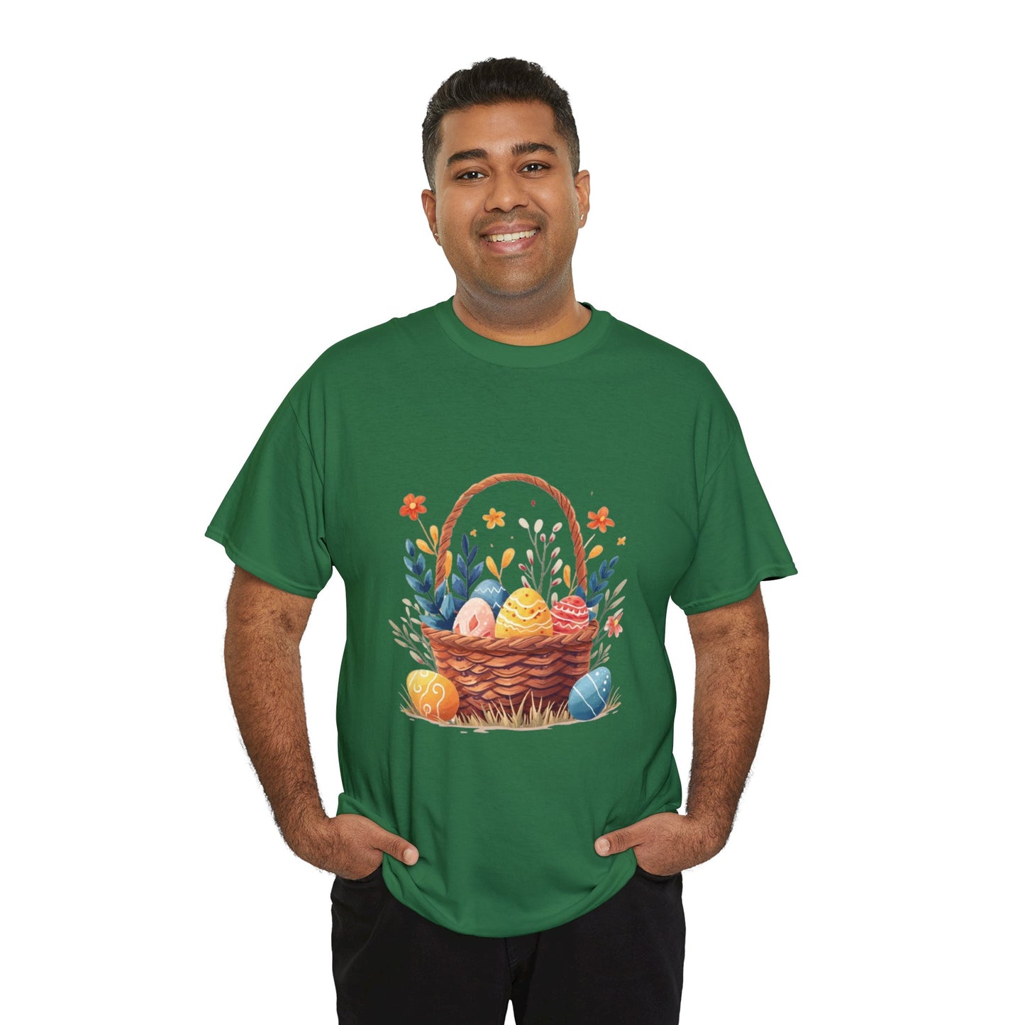 Easter Basket Unisex Heavy Cotton Tee