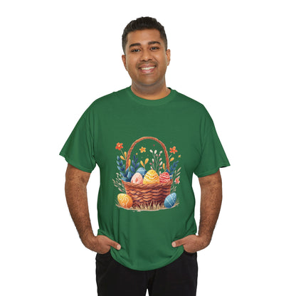 Easter Basket Unisex Heavy Cotton Tee