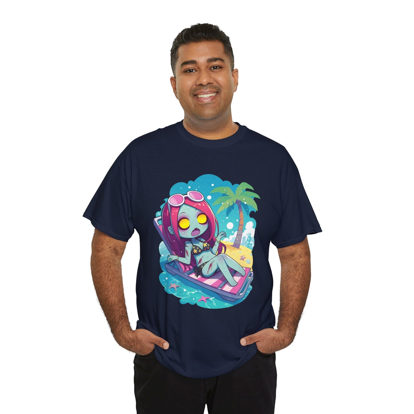 Beach Babe Zombie Unisex Heavy Cotton Tee