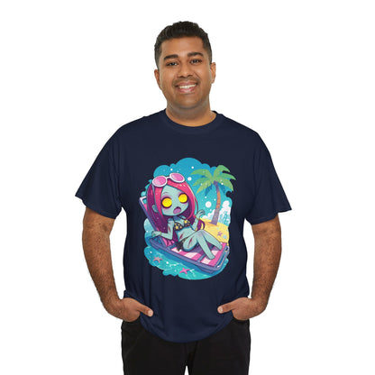 Beach Babe Zombie Unisex Heavy Cotton Tee