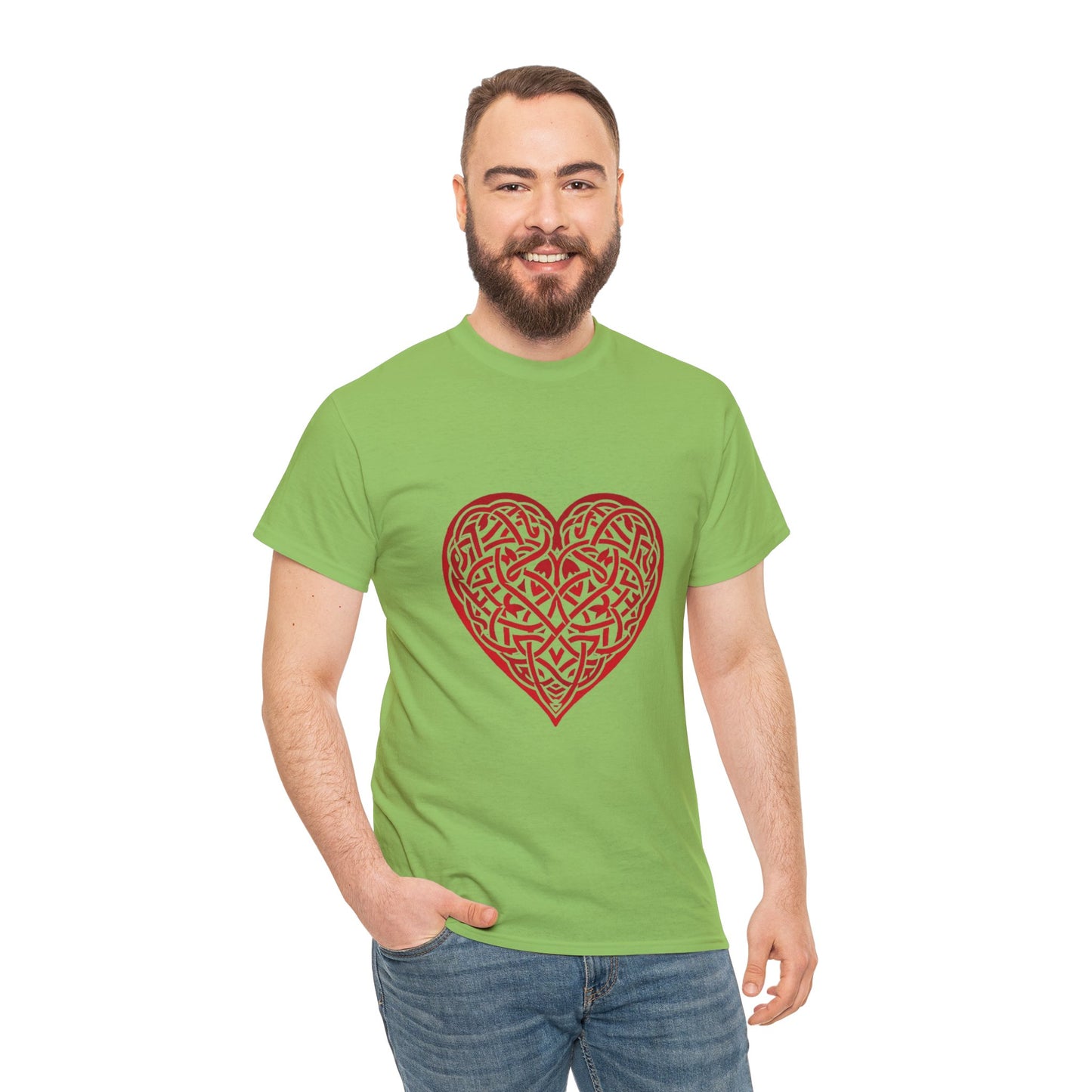 Celtic Heart Unisex Heavy Cotton Tee