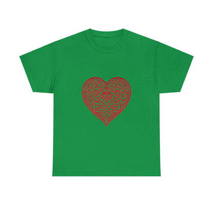 Celtic Heart Unisex Heavy Cotton Tee