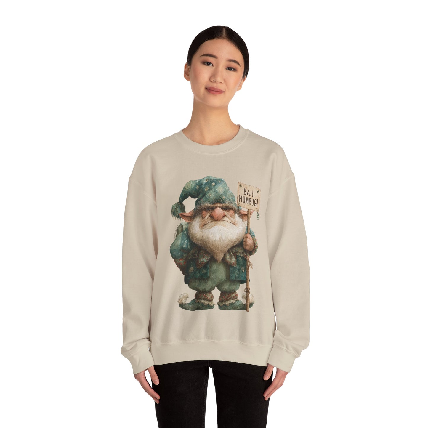 Grumpy Elf Unisex Heavy Blend™ Crewneck Sweatshirt
