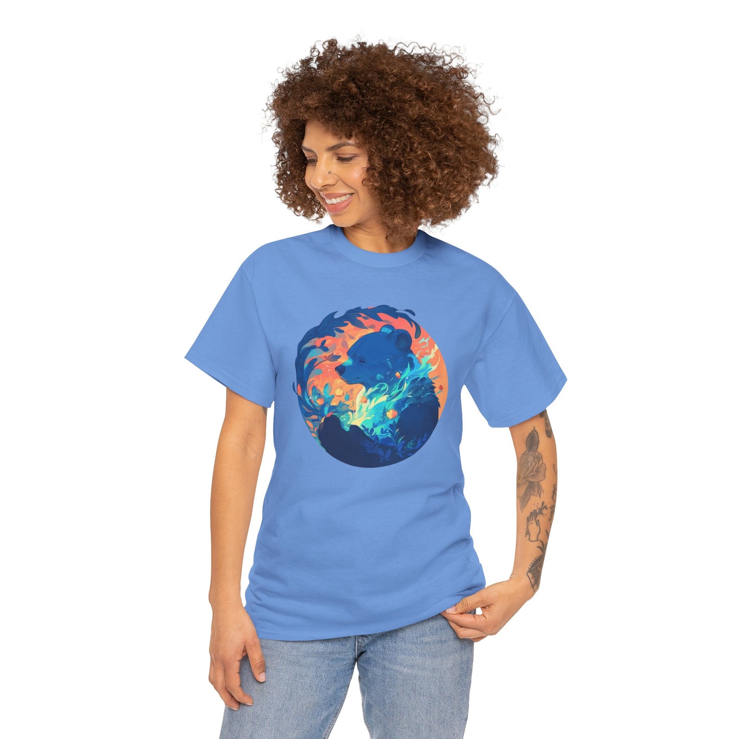 Elemental Bear Unisex Heavy Cotton Tee