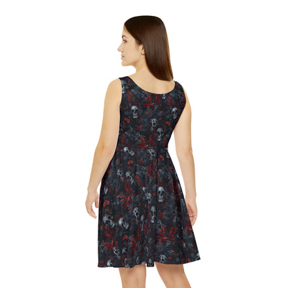 Hawaiian Gothic Women's Skater Dress (AOP)