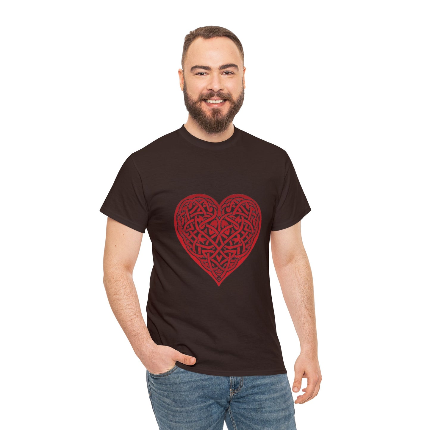 Celtic Heart Unisex Heavy Cotton Tee