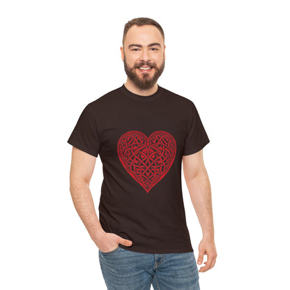 Celtic Heart Unisex Heavy Cotton Tee