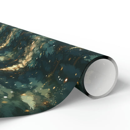 Twinkling Trees Wrapping Papers