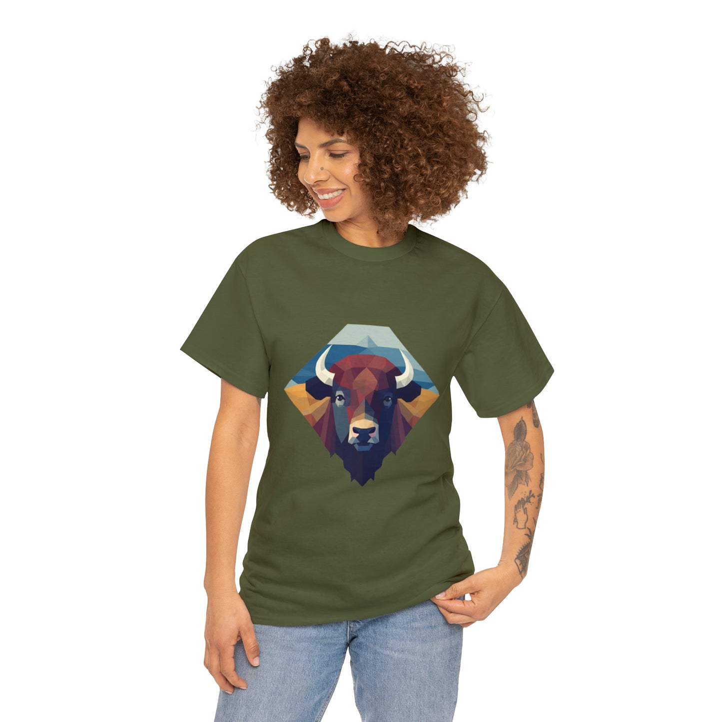 Buffalo Unisex Heavy Cotton Tee