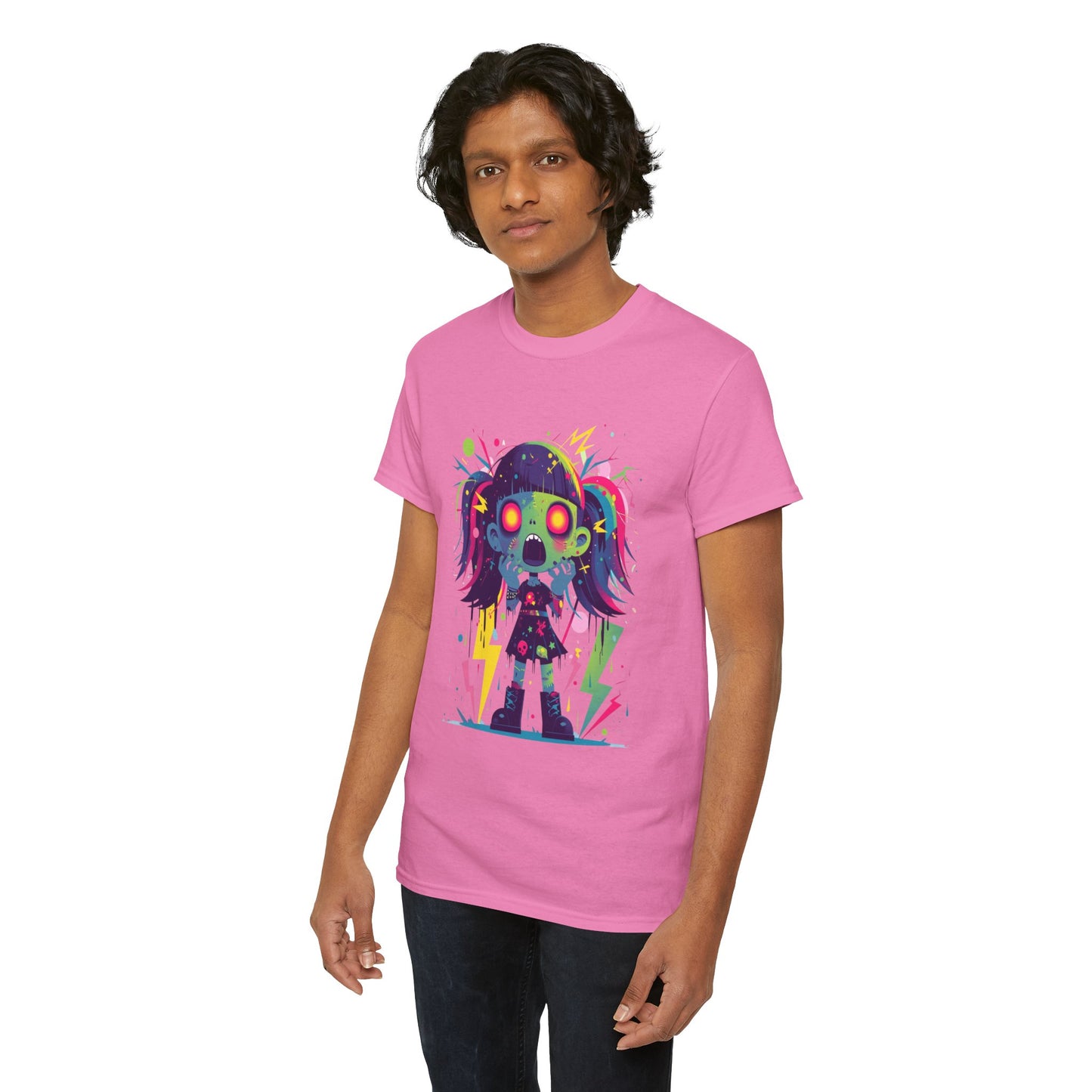 Electrified Zombie Unisex Heavy Cotton Tee