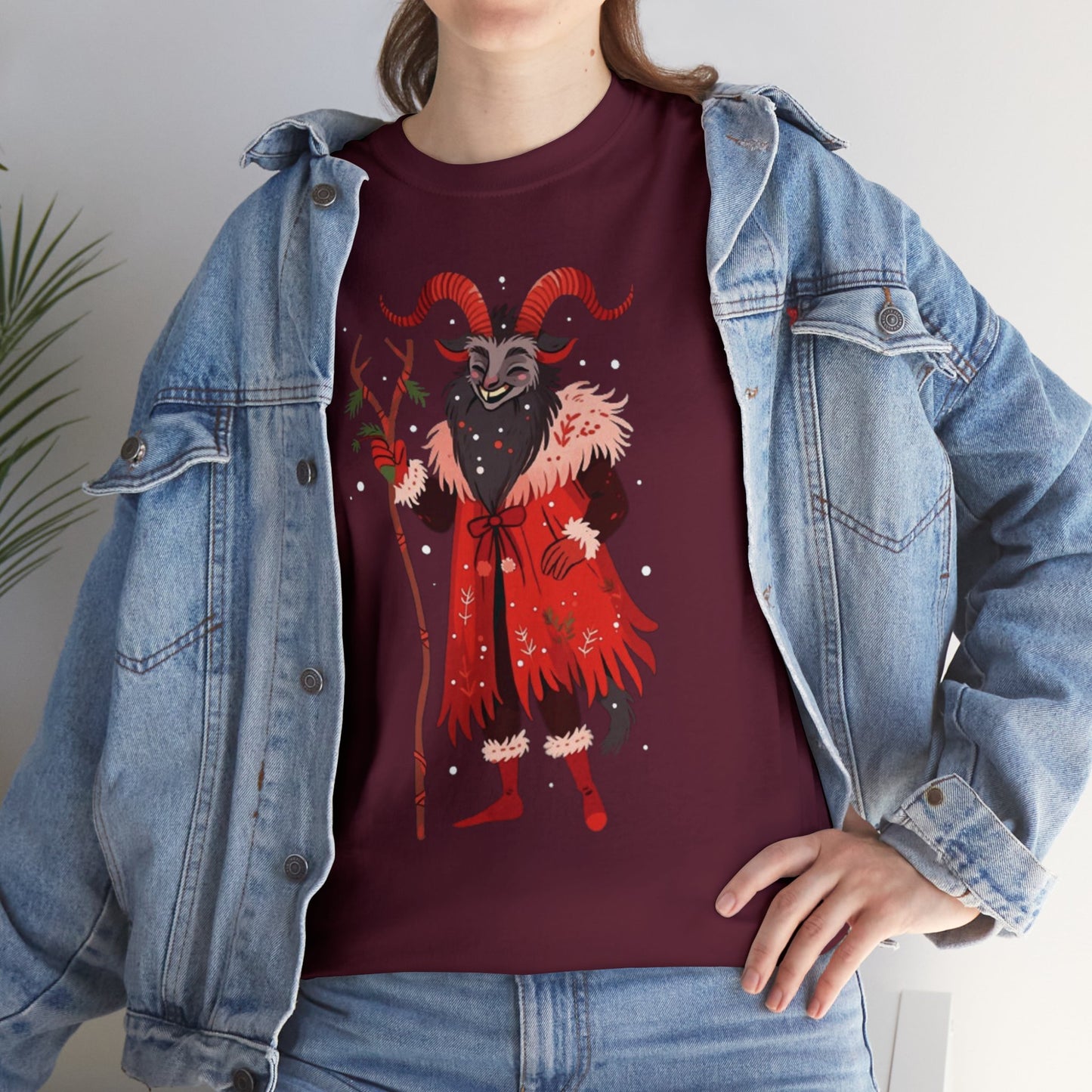 Merry Krampus Unisex Heavy Cotton Tee