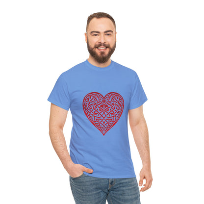Celtic Heart Unisex Heavy Cotton Tee