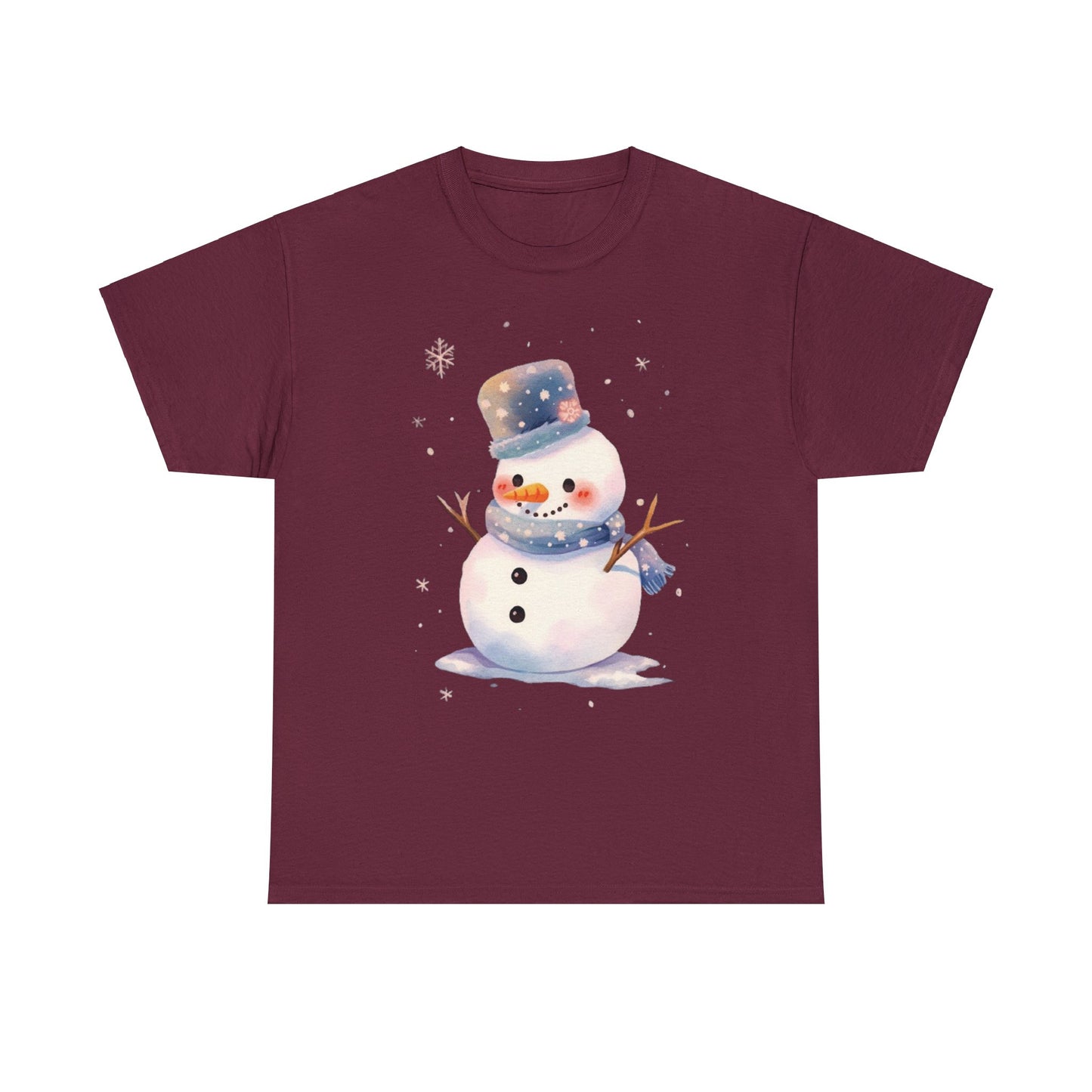 Snowman Unisex Heavy Cotton Tee