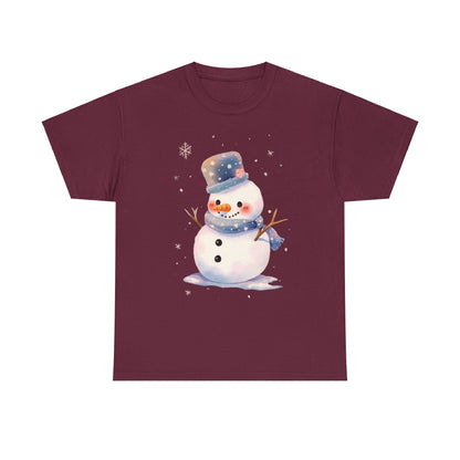 Snowman Unisex Heavy Cotton Tee