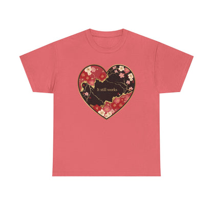 Kintsugi Heart Unisex Heavy Cotton Tee