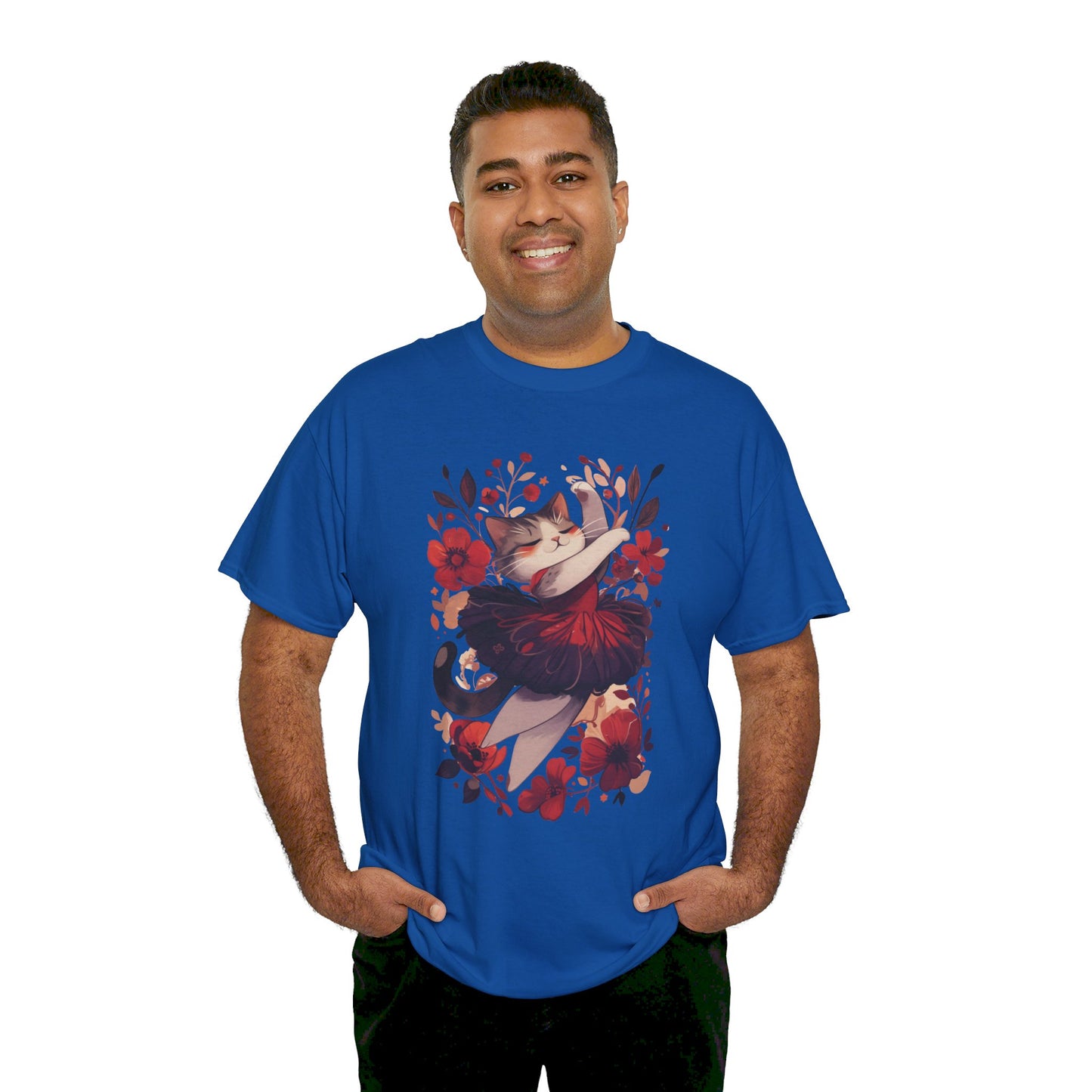 Ballet Cat Unisex Heavy Cotton Tee