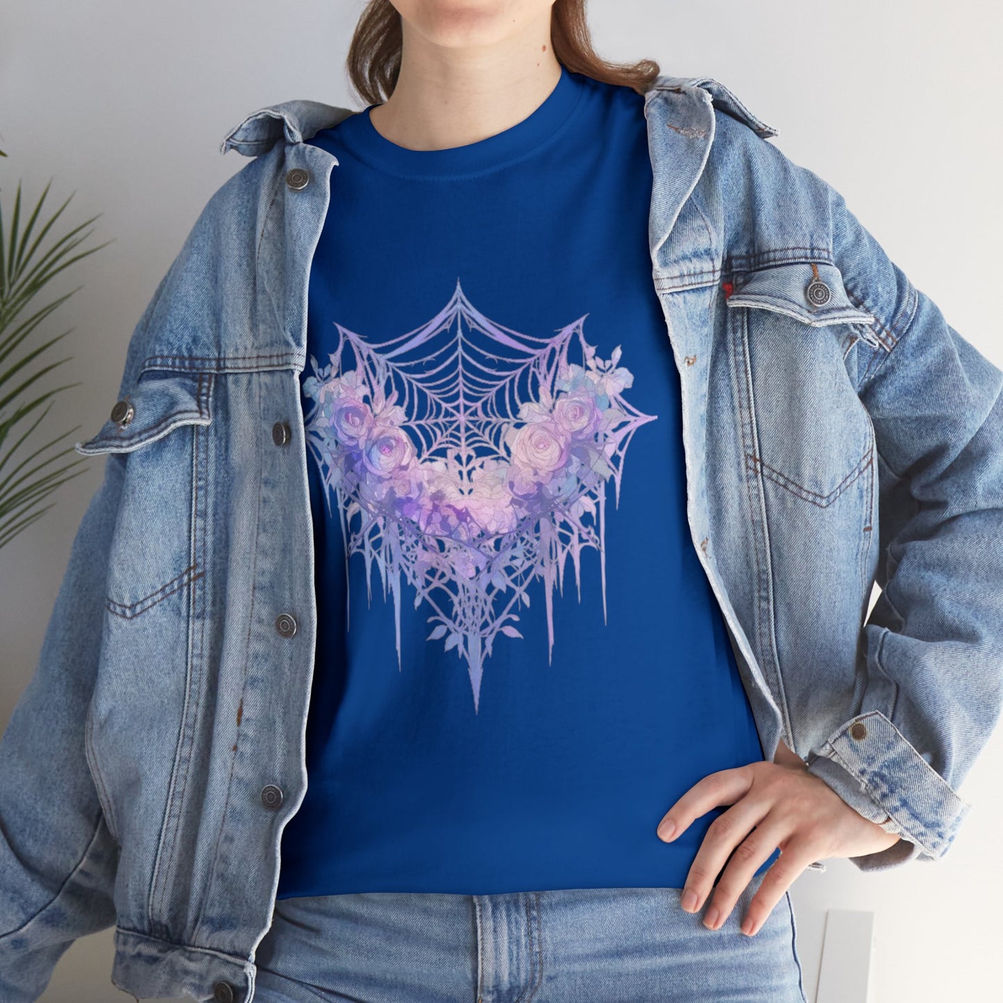 Web Heart Unisex Heavy Cotton Tee