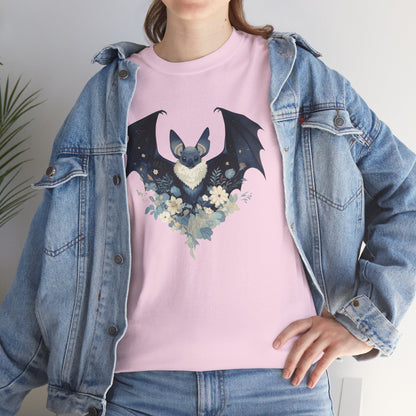Midnight Bat Unisex Heavy Cotton Tee